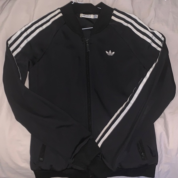 Adidas Classic Track Zip-up Jacket - Picture 1 of 2
